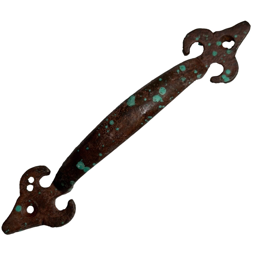 New Hobby Lobby Brown/teal Rustic Look Drawer Pull Handle 7in